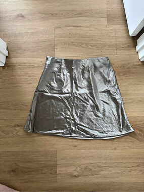 High Waisted Satin Mini Work Mermaid Skirt